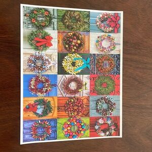 White Mountain 1,000 piece Festive Wreaths puzzle
